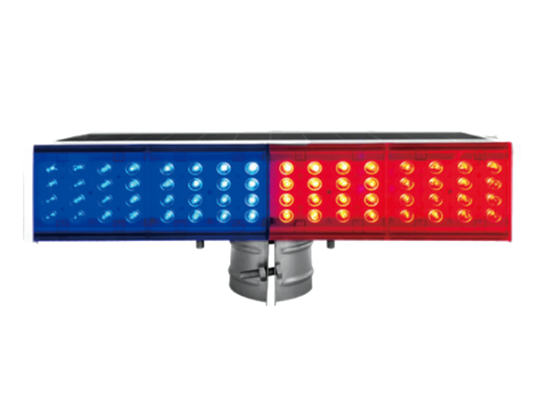 太阳能红蓝爆闪灯