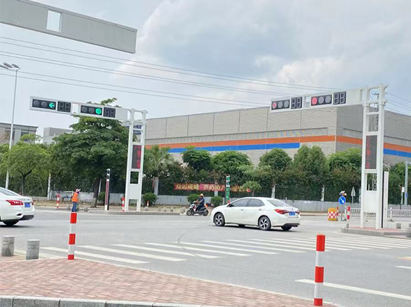 甘肃定西框架杆红绿灯项目案例